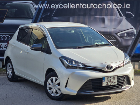 2015 Toyota Vitz DBA-KSP130 5DR AUTOMATIC,PEARL WHITE LOW KM! ALARM WITH IMMOBILISER €9,750