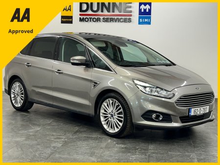 2016 Ford S-Max PAN ROOF*TITANIUM 2.0TDCI 180PS 4DR AUTO*AMAZING SPEC*HEATED STEERING WHEEL*NCT 10/26*12 MONTH WARRANTY*FINANCE AVAILABLE