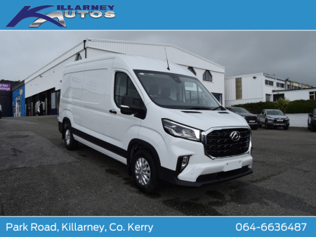2025 Maxus Deliver 9 LWB Med Roof FWD LUX 2.0TDCi 150BHP Price plus 23% vat €32,567