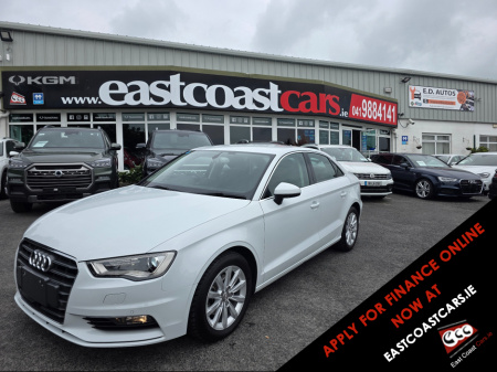 2014 Audi A3 Saloon 1.4 1.4 TFSI  ONLY 52,836 KLMs AUTOMATIC -  REV CAMERA - PARKING SENSORS - STUNNING CAR - LOW TAX BAND €15,450