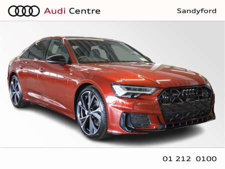 2025 Audi A6 40 TDI QUATTRO S-LINE GRENADINE RED Sunroof