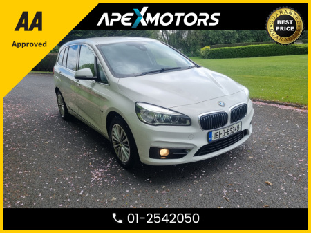 2016 BMW 2 Series Gran Tourer FINANCE ARRANGED * 2.0 DIESEL AUTO  * 7-SEATER * FULL BLACK LEATHER * AA APPROVED * 101 SAFETY CHECKLIST * AUTOMATIC (DSG) * IMMACULATE * HEATED SEATS * COLOUR REVERSE CAMERA * LOW LOW KMS *01-2542050