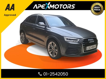 2016 Audi Q3 FINANCE ARRANGED * S LINE PLUS + TDI QUATTRO PLUS * NEW NCT OCT-27 * IMMACULATE * 6-STAMPS SERVICE HISTORY * AA APPROVED * 101 SAFETY CHECKLIST * AUTOMATIC (DSG) * HEATED SEATS * COLOUR REVERSE CAMERA