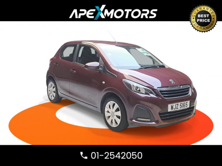 2014 Peugeot 108 FINANCE ARRANGED * NEW NCT APR-26 * AA APPROVED * 101 SAFETY CHECKLIST * IMMACULATE * TOP-SPEC 5DR HATCH * LOW LOW MILES * 2-KEYS * LOW TAX * 12-MONTH ROADSIDE ASSIST * CAREFUL OWNER * CARTELL HISTORY