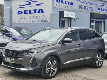 2021 Peugeot 3008 ALLURE PREMIUM PETROL PLUG IN HYBRID 221BHP NCT 06/27 FINANCE AVAILABLE @ €86 PER WEEK 2 KEYS/ HALF LEATHER/ REVERSE CAMERA/ ANDROID AUTO/ APPLE CAR PLAY/ SAT NAV/ BLUETOOTH/ HISTORY CHECKED