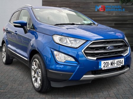 2020 Ford Ecosport TITANIUM 1.0T 120PS 6 6SPEED 5DR 4 *6.9% Finance Available*