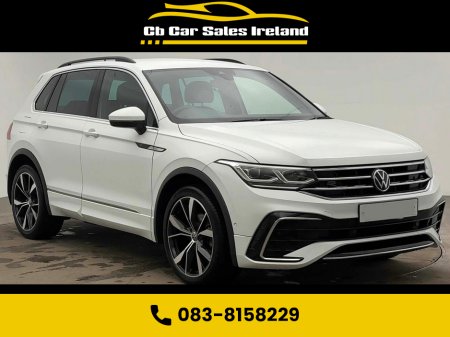 2022 Volkswagen Tiguan 2.0 TDI R-Line SUV 5dr Diesel DSG Euro 6 (s/s) (150 ps) 1 OWNER + FULL LEATHER + REVERSE CAM + VIRTUAL COCKPIT