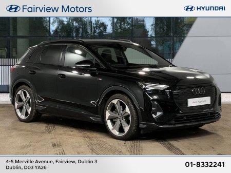 2024 Audi Q4 e-tron QUATTRO 55 ** BLACK EDITION **  82KWH ** Tech Pack ** Tiny Mileage ** LONG RANGE BATTERY **