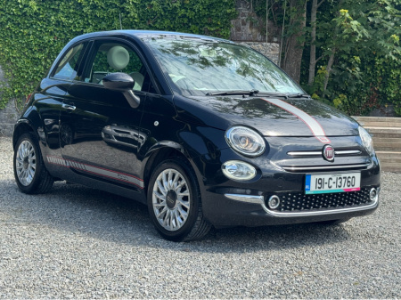 2019 Fiat 500 1.2Pan Roof €10,450