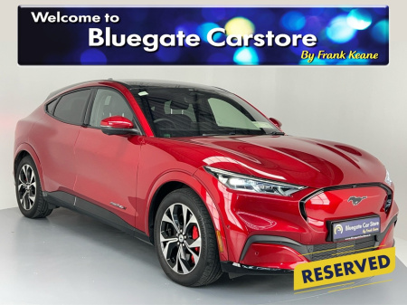 2022 Ford Mustang Mach-E FIRST EDITION 4**PANORAMIC ROOF**BLACK LEATHER INTERIOR**KEYLESS START*HEATEDSTEERING WHEEL**FRONT HEATED SEATS**360CAMERA**TOUCH SCREEN INFOTAINMENT**SATNAV**APPLECARPLAY**ELECTRIC TAILGATE** €32,995