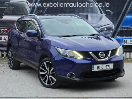 2016 Nissan Qashqai 1.6 DCI TEKNA 130PS CV CVT 5DR AUTOMATIC HIGH SPEC. IMMACULATE