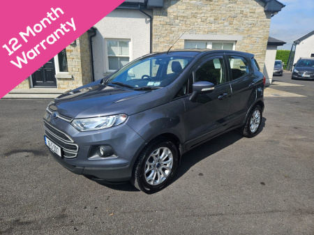 2016 Ford Ecosport ZETEC 1.5 TDCI 90 PS 4DR - FREE 12 MONTH WARRANTY  - SERVICE HISTORY - 2 KEYS €9,950