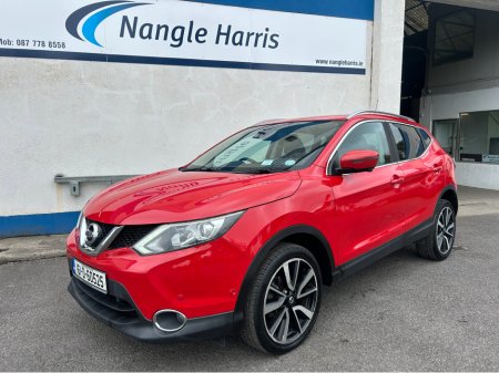 2016 Nissan Qashqai 1.5 DCI TEKNA,  FULL LEATHER. FINANCE AVAILABLE. TRADE IN WELCOME. www.nangleharris.ie. ALL CARS CHECKED WITH MOTORCHECK.IE CALL 01 5620011