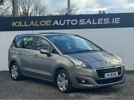 2016 Peugeot 5008 7 Seater 1.6 BLUE HDI 120 Full LEATHE & sunroof €8,950