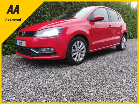 2017 Volkswagen Polo 1.2 TSI AUTOMATIC ONLY 39,938km SERVICE HISTORY (5 STAMPS) REVERSE CAMERA LARGE TOUCH SCREEN MULTI MEDIA SYSTEM MULTI FUNCTION STEERING WHEEL PRIVACY GLASS XENON HEADLIGHTS FULLY SERVICED NCT TAX €13,995