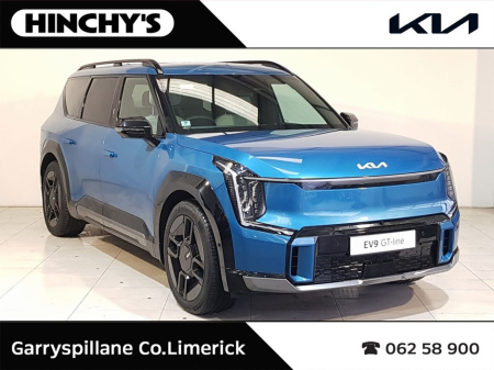 2025 Kia EV9 GT-Line 6 Seater AWD Ocean Blue *252 OFFER 0% FINANCE AVAILABLE - FREE HOME CHARGER *