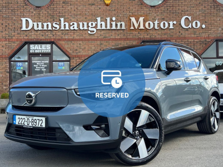 2022 Volvo XC40 RECHARGE ULTIMATE *LOW KMS & HUGE SPEC* €31,900