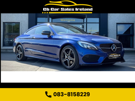 2017 Mercedes-Benz C Class 2.1 C220d AMG Line (Premium) Coupe 2dr Diesel G-Tronic+ 18'' ALLOY WHEELS, AMG NIGHT PACKAGE, FULL LEATHER INTERIOR
