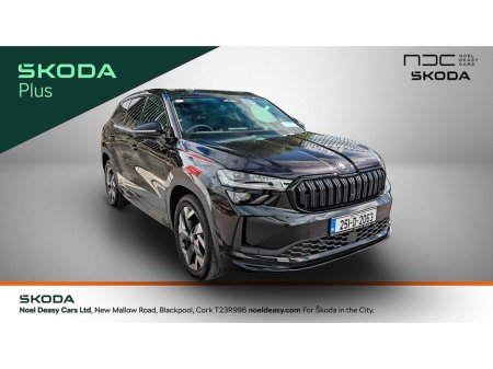 2025 Skoda Kodiaq SPORTLINE 2.0 TDI 150HP DSG- MAGIC BLACK FULL FACTORY WARRANTY-AS N EW WITH JUST 4,400KM-AS NEW