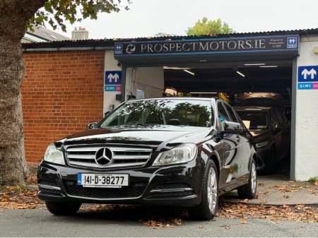 2014 Mercedes-Benz C Class 2.2cdi Executive, Automatic, New Nct 09/2026, 139kms! Full Black Leather, Sat Nav, Bluetooth, Cruise Control, Alloys, A/C, Service & Warranty Included, SIMI Dealer,
