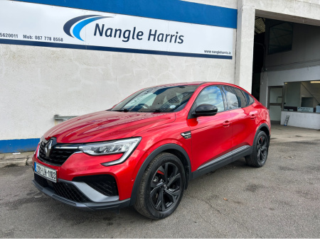 2022 Renault Arkana R.S. LINE TCE.  FINANCE AVAILABLE. TRADE IN WELCOME. www.nangleharris.ie. ALL CARS CHECKED WITH MOTORCHECK.IE CALL 01 5620011 €24,900