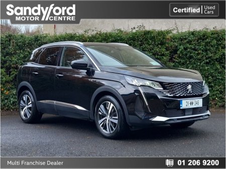 2021 Peugeot 3008 1.5HDi 130bhp Allure*Low Miles* €25,950
