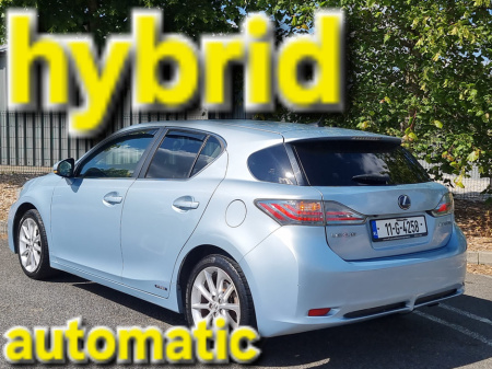 2011 Lexus CT 200 h 2011 LEXUS CT 200H AUTOMATIC NCT'd €6,990