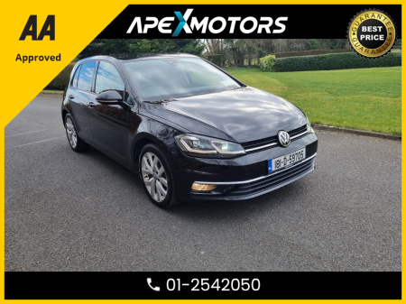 2018 Volkswagen Golf FINANCE ARRANGED * 1.4 HIGHLINE  * AUTOMATIC * AA APPROVED  * 101 SAFETY CHECKLIST * 12-MONTH ROADSIDE ASSIST  * IMMACULATE * TOP-SPEC * LOW LOW KMs * ADAPTIVE CRUISE * NEW NCT NOV-26 * LOW TAX * ONE €23,500