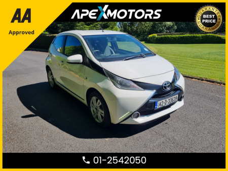 2014 Toyota Aygo FINANCE ARRANGED * 1.0 VVTI X-PRESSION * TOP-SPEC ( ALL EXTRAS) * NEW NCT FEB-26 * STAMPED SERVICE HISTORY * AA APPROVED * 101 SAFETY CHECKLIST * IMMACULATE * COLOUR REVERSE CAMERA * LOW LOW MILES