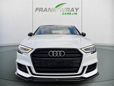 2018 Audi A3 1.6 TDI S-LINE BLACK EDITION AUTOMATIC **XENON HEADLIGHTS**SAT NAV**HALF LEATHER**MINT**FSH** €22,950