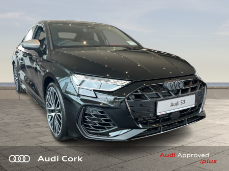 2025 Audi S3 SALOON 2.0TFSI 333BHP QUATTRO BLACK EDITION €74,631