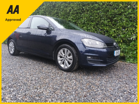 2015 Volkswagen Golf 1.2 TSI 7 SPEED AUTOMATIC COMPREHENSIVE SERVICE HISTORY (7 STAMPS) JUST FULLY SERVICED 4 NEW TYRES NCT TAX HI SPEC COMFORTLINE PLUS EDITION CLIMATE CONTROL REVERSE CAMERA AIR CON PRIVACY GLASS €14,950