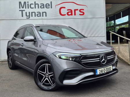 2024 Mercedes-Benz EQA 350 4matic AMG Line, 18” Alloys, Camera, CarPlay, Parking Sensors, Climate Control, 1/2 Leather, Heated Seats, Electric Tailgate €40,999