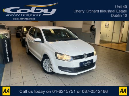 2012 Volkswagen Polo 1.2 5DR Auto. 1 Owner Car With Only 80km, New NCT, 2Keys, Handsfree, Bluetooth, Air Conditioning, USB, AUX, Electric Mirrors & Windows, Luggage Cover, CD Player and more.