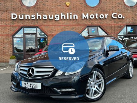 2012 Mercedes-Benz E Class E220 CDI BE AMG COUPE AUTO *HIGH SPEC*