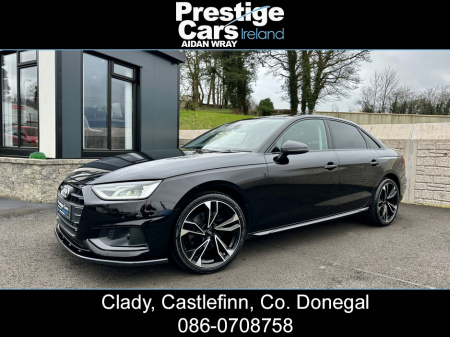 2021 Audi A4 2.0 35 TDI SPORT EDITION AUTO,FULL HEATED LEATHER,BLACK EDT STYLING,FRONT AND REAR CAMERAS,APPLE CAR PLAY,XENON LIGHTS,PRIVACY GLASS,FRONT SPLITTER,LIP SPOILER,ONE OWNER,FULL AUDI HISTORY,HIGH SPEC