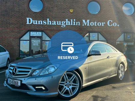 2011 Mercedes-Benz E Class E220 CDI BE AMG Sport Coupe 2DR Auto *Low Kils* €9,950