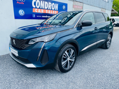 2022 Peugeot 5008 1.5 HDI ALLURE PREMIUM  7 SEATER MANUAL  130BHP ( 221 REG ) €28,950