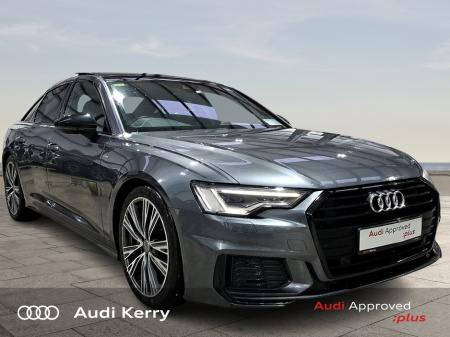 2021 Audi A6 A6 40 TDI S LINE in Daytona Grey with Panoramic Roof