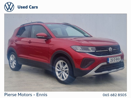 2025 Volkswagen T-Cross T-CROSS ED75 1.0 TSI M5F 95HP €31,950