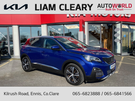 2018 Peugeot 3008 ALLURE 1.2 130 4DR €18,900