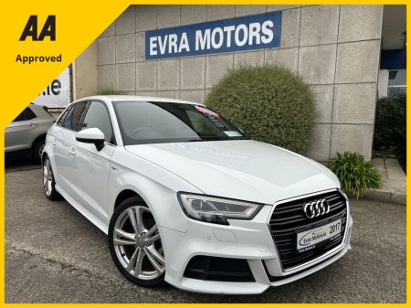 2017 Audi A3 HATCHBACK S-LINE AUTOMATIC 1.4 PETROL //HIGH SPEC//ELECTRIC DRIVERS SEAT//HEATED SEATS//KEYLESS ENTRY//ADAPTIVE CRUISE CONTROL//