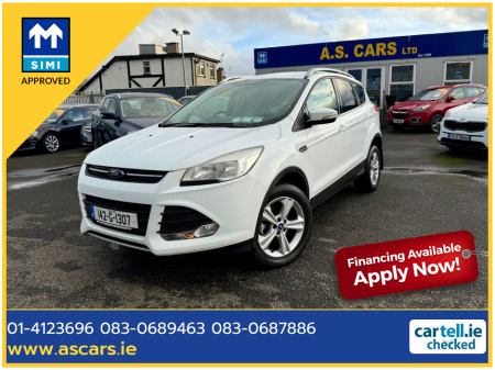 2014 Ford Kuga COMMERCIAL ZETEC ** AWD 2.0 140PS ** 4 X 4 MODEL ** 1 OWNER IRISH SUV ** DOE 04 / 2026 ** SUPERB VALUE ** PRICE + VAT ** €5,200
