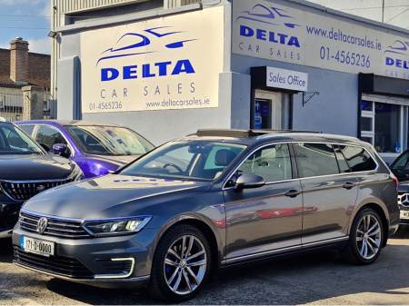 2017 Volkswagen Passat GTE PETROL PLUG IN HYBRID 215BHP NCT 05/27 FINANCE AVAILABLE @ €76 PER WEEK 2 KEYS/ FULL SERVICE HISTORY/ PAN ROOF/ HALF LEATHER/ HEATED SEATS/ PARKING SENSORS/ BLUETOOTH/ HISTORY CHECKED