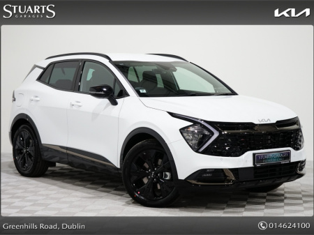 2025 Kia Sportage 1.6 PHEV * UPGRADED 252 SPECIFICATION - SMART POWER TAILGATE WIRELESS PHONE CHARGER , ADAPTIVE HEADLIGHTS., BLIND SPOT COLLISION AVOIDANCE , BLACK LE