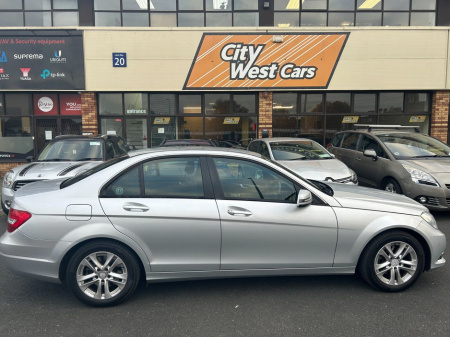 2013 Mercedes-Benz C Class AUTOMATIC///TINY KLMS WITH BRAND NEW NCT UNTIL 5/2026//LOW TAX JUST 270EUROS///FULL SERVICE HISTORY//BEAUTIFULL UNMARKED BLACK PARCHMENT LEATHER WITH ELECTRIC SEATS//AUTO €9,999