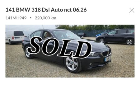 2014 BMW 3 Series 318D SE AUTO