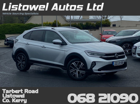 2022 Volkswagen Taigo STYLE 1.0 TSI 110BHP*VIRTUAL COCKPIT, APPLE CARPLAY/ ANDROID AUTO, ADAPTIVE CRUISE CONTROL, MULTIMEDIA DISPLAY, TOUCH SCREEN RADIO, FRONT ARM REST, COMES WITH 2 YEAR NEW NCT*