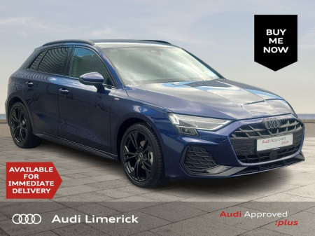 2025 Audi A3 30 TDI 115HP S LINE + BLACK PACK €48,989