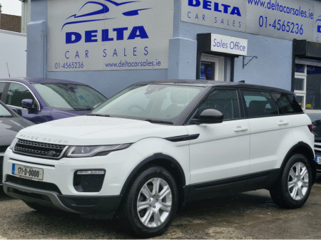 2017 Land Rover Range Rover Evoque SE 2.0 TD4 180BHP AUTOMATIC NCT 04/27 FINANCE AVAILABLE @ €90 PER WEEK FULL LEATHER/ HEATED SEATS/ TOUCH SCREEN MEDIA/ PARKING SENSORS/ HISTORY CHECKED
